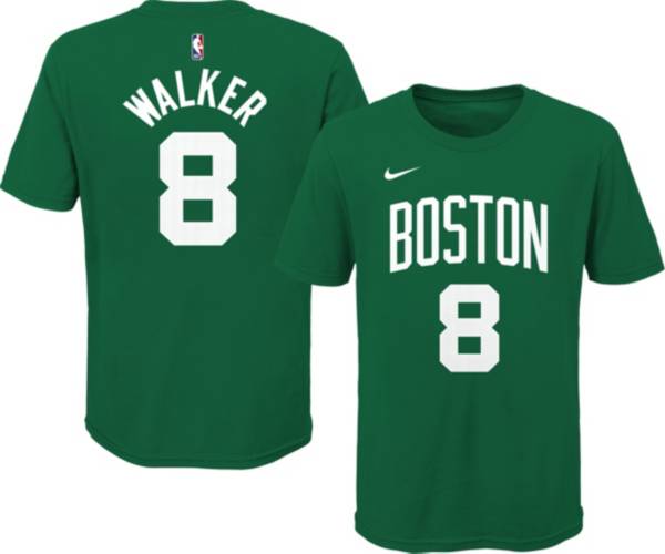 Nike Youth Boston Celtics Kemba Walker #8 Green Cotton T-Shirt