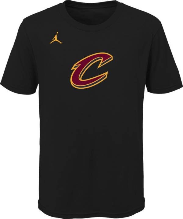 Jordan Youth Cleveland Cavaliers Black Statement T-Shirt