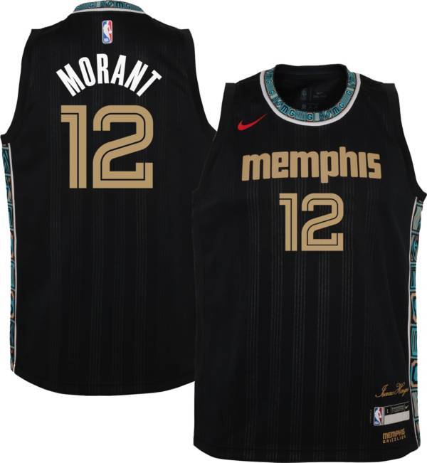 Nike Youth 2020 21 City Edition Memphis Grizzlies Ja Morant 12 Dri Fit Swingman Jersey Dick S Sporting Goods