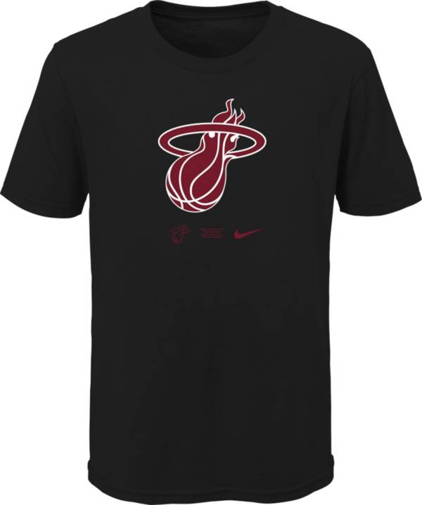 Nike Youth Miami Heat Blue Logo T-Shirt