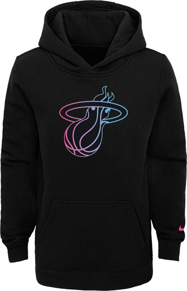 Nike Youth 2020-21 City Edition Miami Heat Logo Pullover ...