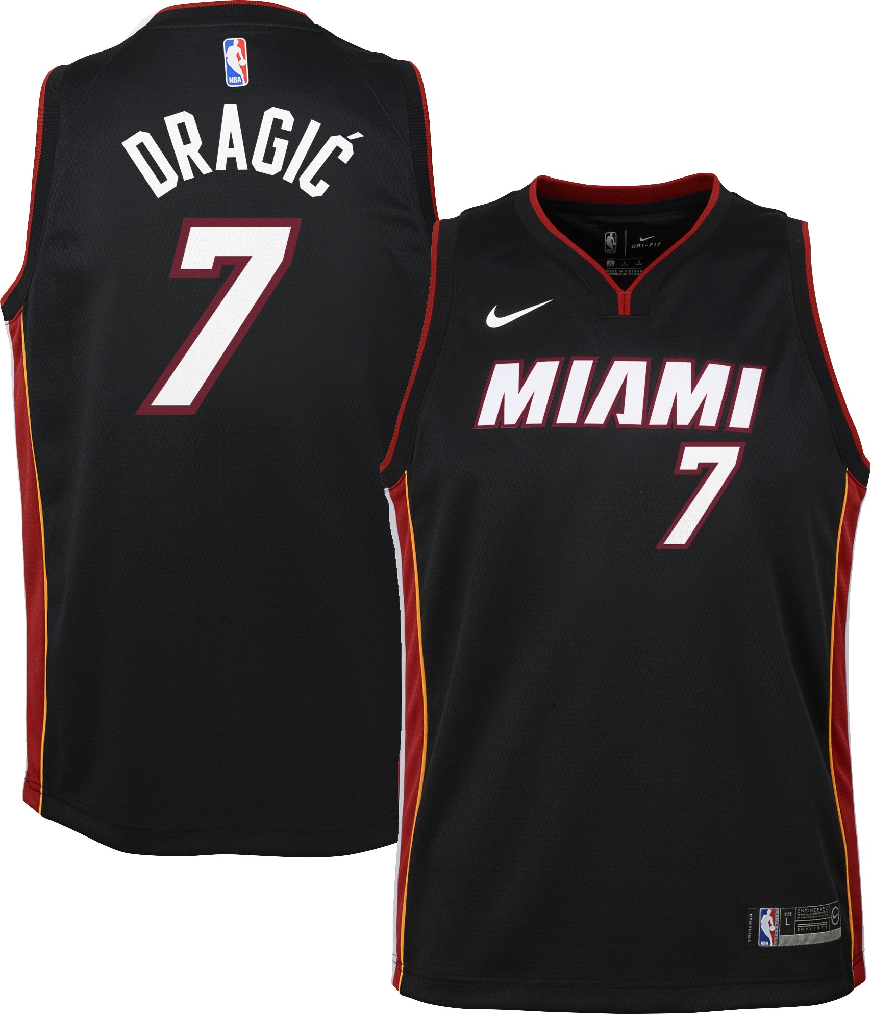 black miami heat shirt