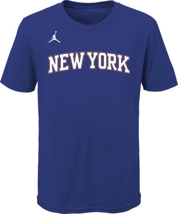 Jordan Youth New York Knicks Blue Statement T-Shirt