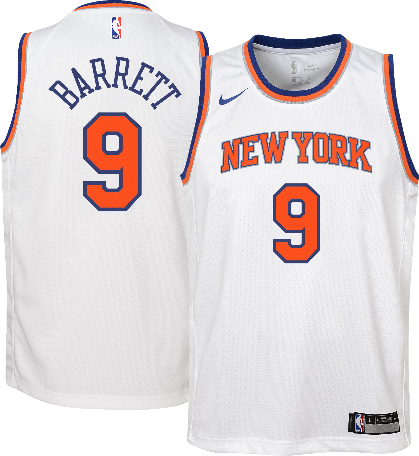 New York Knicks Nike Association Edition Swingman Jersey - White