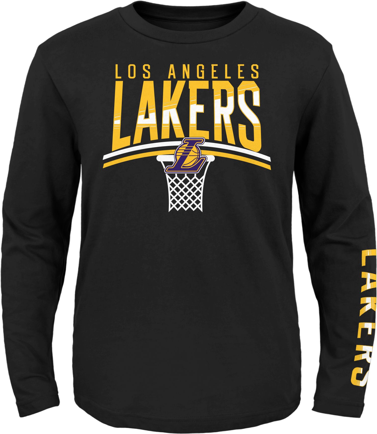 lakers black long sleeve