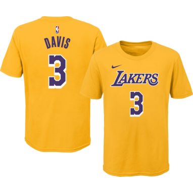 sorry, Nike Youth Los Angeles Lakers Anthony Davis #3 Gold Cotton T-Shirt is currently out of stock