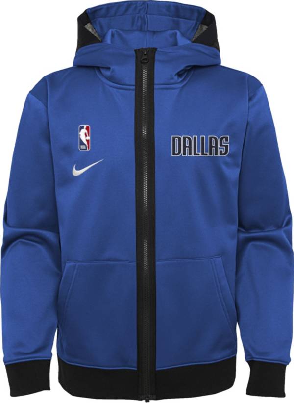 Nike Youth Dallas Mavericks Blue Spotlight Full-Zip Hoodie product image