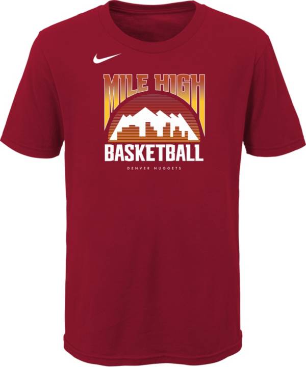 Nike Youth 2020-21 City Edition Denver Nuggets Story T-Shirt