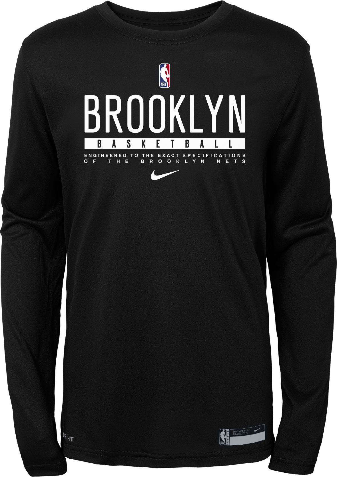 brooklyn nets long sleeve nike