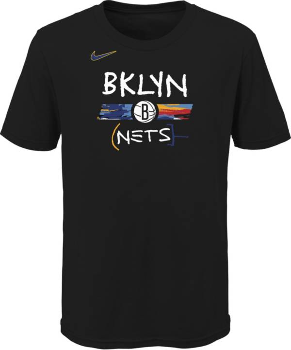 Nike Youth 2020-21 City Edition Brooklyn Nets Story T-Shirt