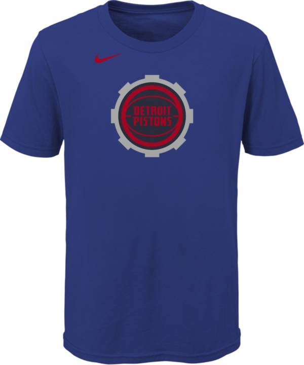 Nike Youth 2020-21 City Edition Detroit Pistons Logo T-Shirt