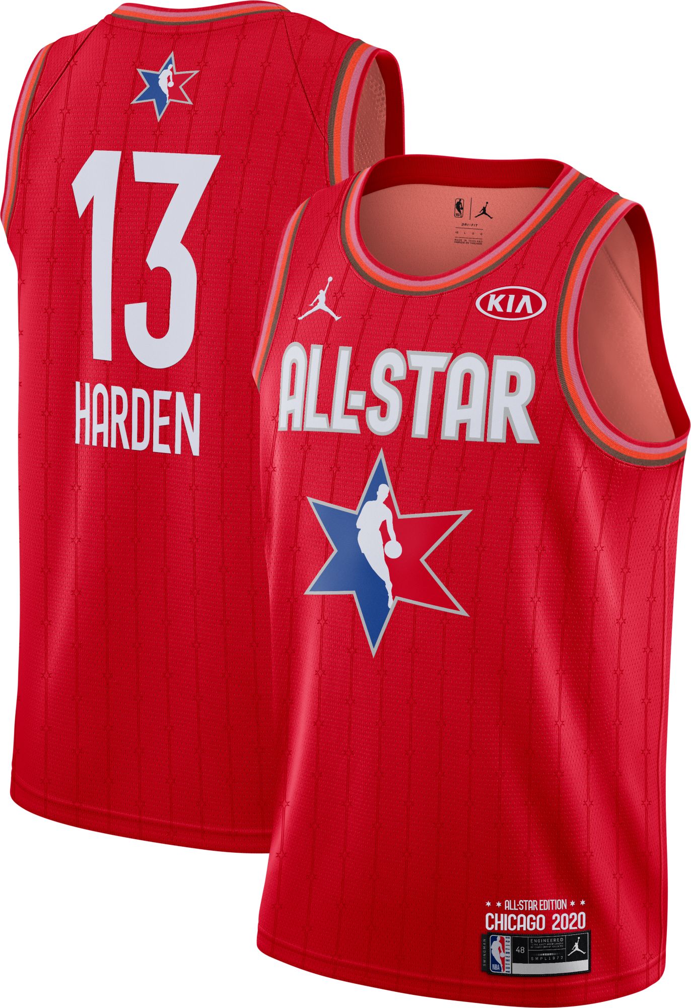 james harden jersey red