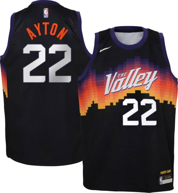 Nike Youth 2020-21 City Edition Phoenix Suns Deandre Ayton #22 Dri-FIT Swingman Jersey