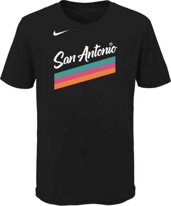 Nike Youth 2020 21 City Edition San Antonio Spurs Logo T Shirt Dick S Sporting Goods