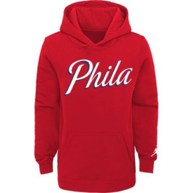 sorry, Jordan Youth Philadelphia 76ers Red Statement Pullover Hoodie is currently out of stock