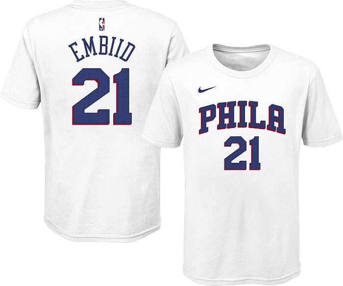 Nike Youth Philadelphia 76ers Tyrese Maxey #0 Blue Dri-FIT Swingman Jersey
