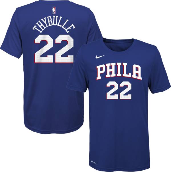 Nike Youth Philadelphia 76ers Matisse Thybulle 22 Dri Fit Blue T Shirt Dick S Sporting Goods