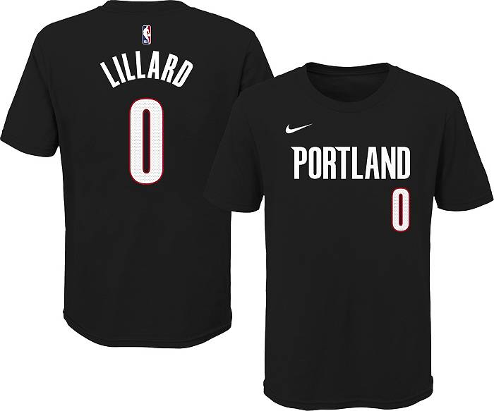 Damian Lillard Portland Trail Blazers #0 NBA Youth Alternate Jersey Red  (Youth Medium 10/12) 