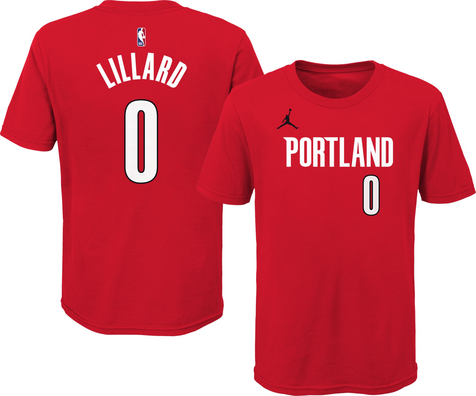 red lillard jersey