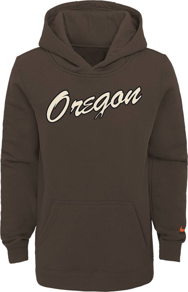 Nike Youth 2020-21 City Edition Portland Trail Blazers Logo Pullover Hoodie