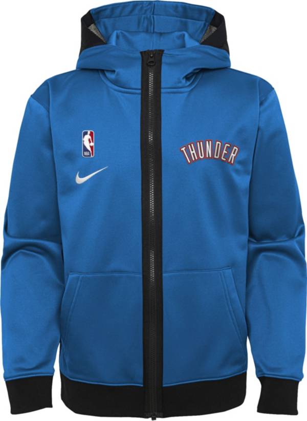 Nike Youth Oklahoma City Thunder Blue Spotlight Full-Zip Hoodie