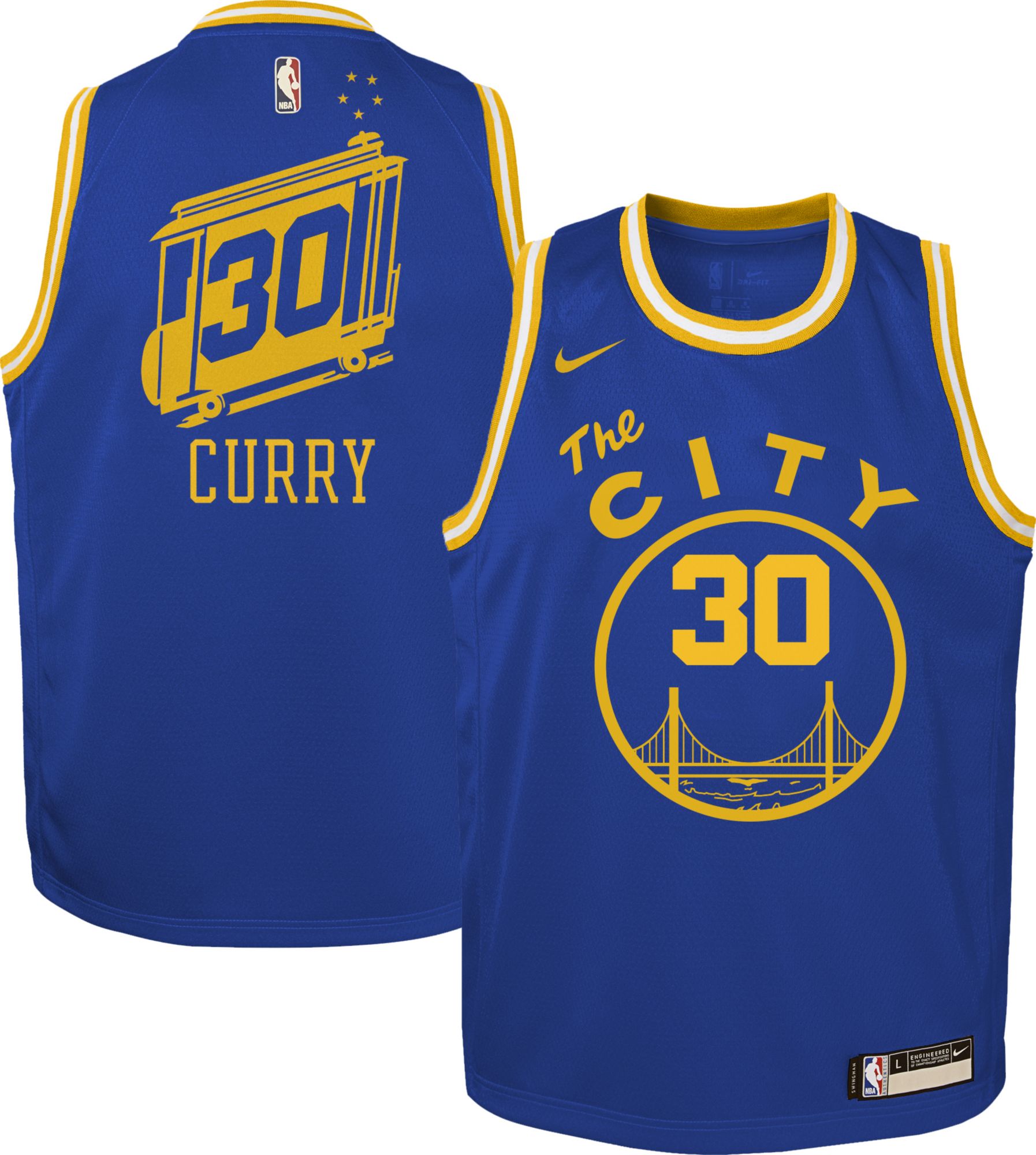 steph curry blue jersey