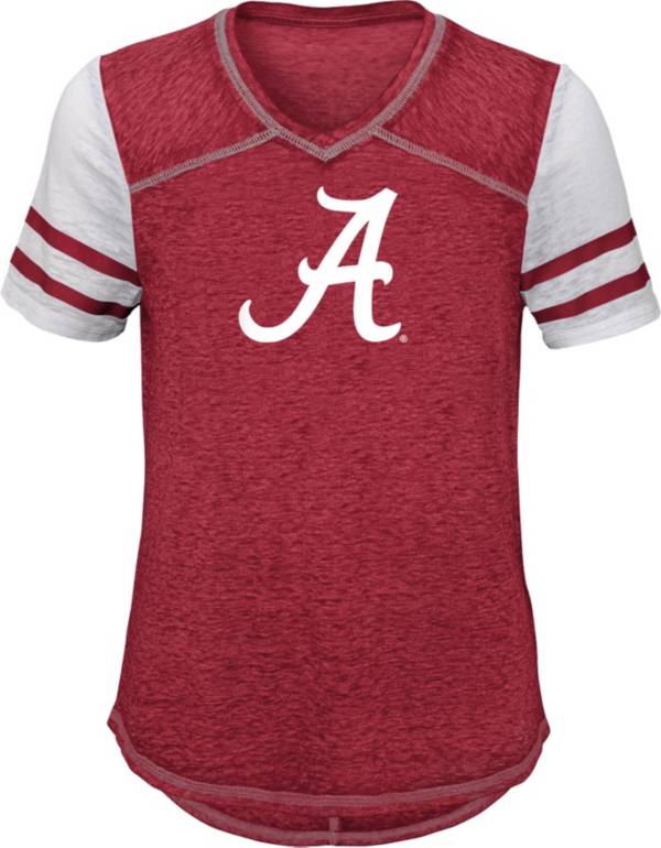 Gen2 Youth Girls' Alabama Crimson Tide Crimson Football School Spirit T-Shirt