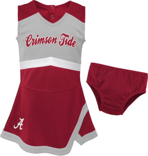 Gen2 Youth Girls' Alabama Crimson Tide Crimson Cheer Captain 2-Piece Jumper Dress