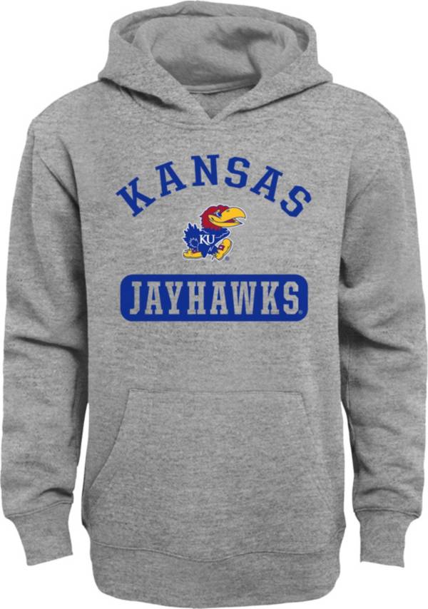 Gen2 Youth Kansas Jayhawks Grey Pullover Hoodie