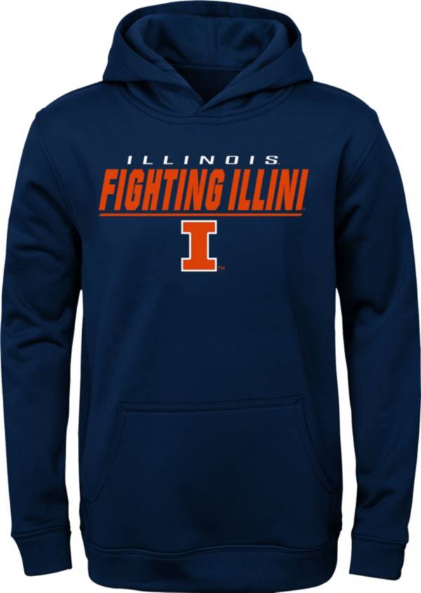 Gen2 Boys' Illinois Fighting Illini Blue Pullover Hoodie