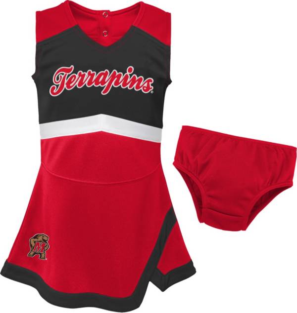 Gen2 Youth Girls' Maryland Terrapins Red Cheer Captain 2-Piece Jumper Dress