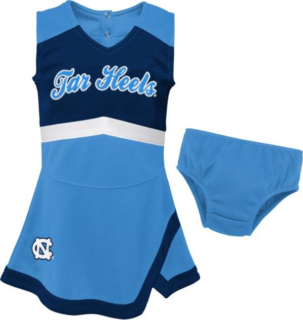 Gen2 Youth Girls' North Carolina Tar Heels Carolina Blue Cheer Captain 2-Piece Jumper Dress