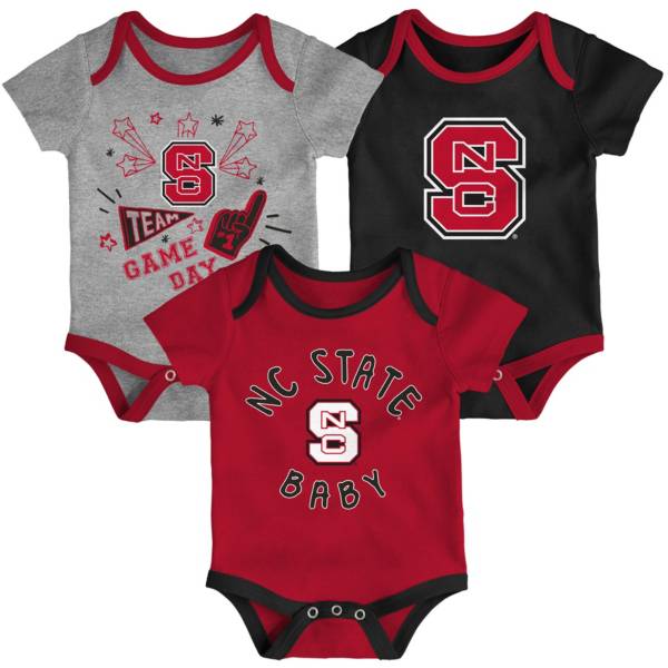 Gen2 Infant NC State Wolfpack Red Champ 3-Piece Onesie Set