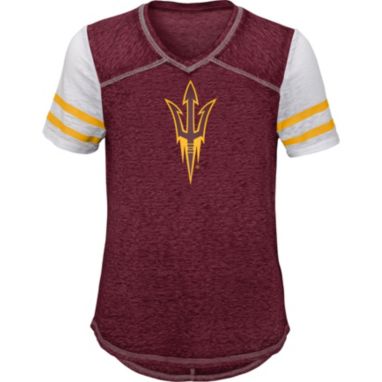 sorry, Gen2 Youth Girls' Arizona State Sun Devils Maroon Football School Spirit T-Shirt is currently out of stock