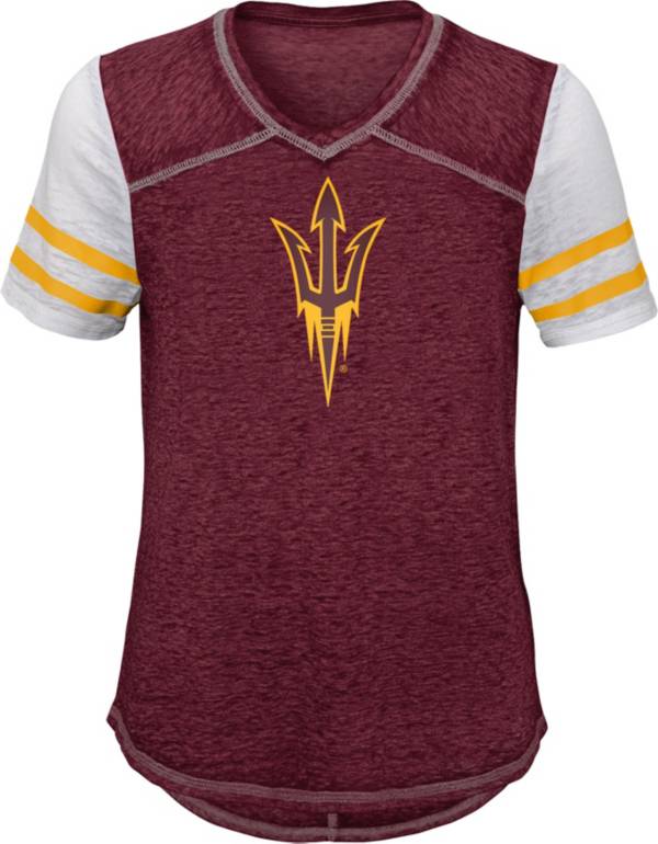 Gen2 Youth Girls' Arizona State Sun Devils Maroon Football School Spirit T-Shirt product image