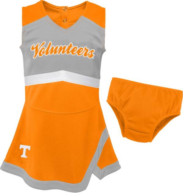 Gen2 Youth Girls' Tennessee Volunteers Tennessee Orange Cheer Captain 2-Piece Jumper Dress