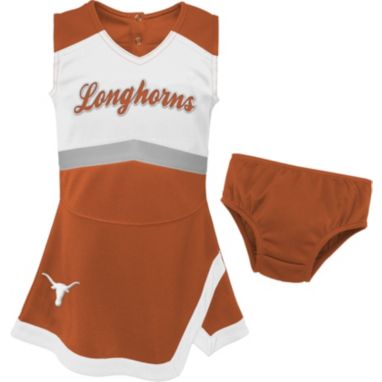 sorry, Gen2 Youth Girls' Texas Longhorns Burnt Orange Cheer Captain 2-Piece Jumper Dress is currently out of stock