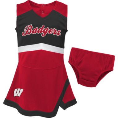 sorry, Gen2 Toddler Wisconsin Badgers Red Cheer Captain 2-Piece Jumper Dress is currently out of stock