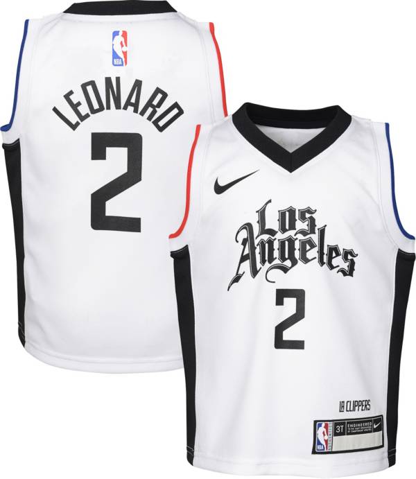 Nike Toddler Los Angeles Clippers Kawhi Leonard #2 White Dri-FIT Swingman Jersey product image
