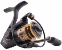 PENN Battle III Spinning Inshore Fishing Reel, HT-100 Front Drag, max of  12lb & Squadron III 8' Surf Spinning Fishing Rod; 2-Piece, 12-20lb Line