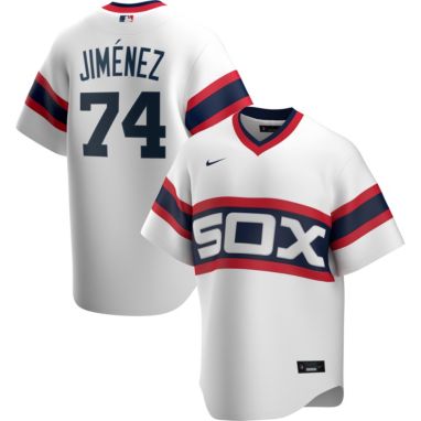 sorry, Nike Men's White Sox Eloy Jimenez #74 Cooperstown V-Neck Pullover Jersey is currently out of stock