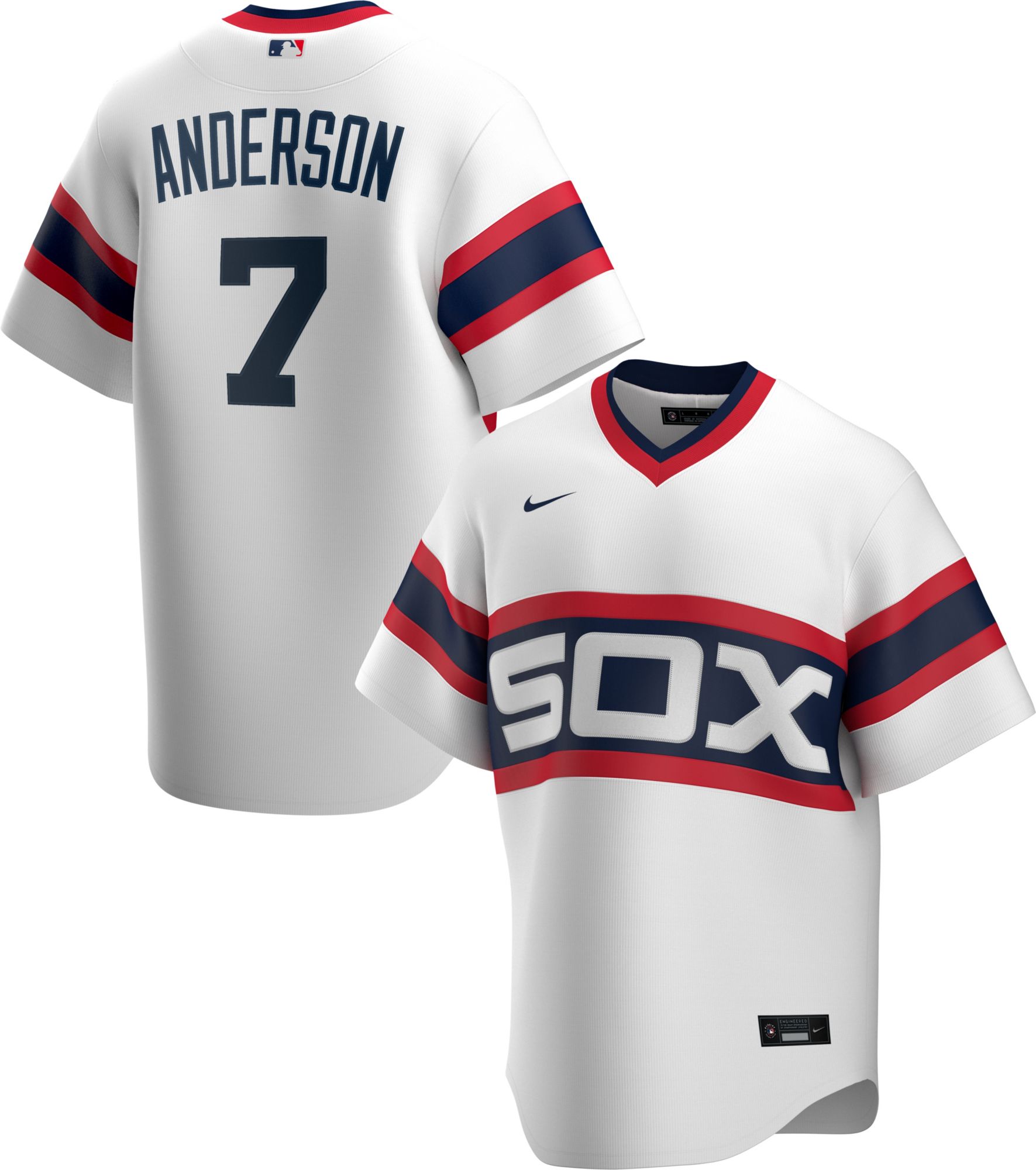 white sox v neck jersey