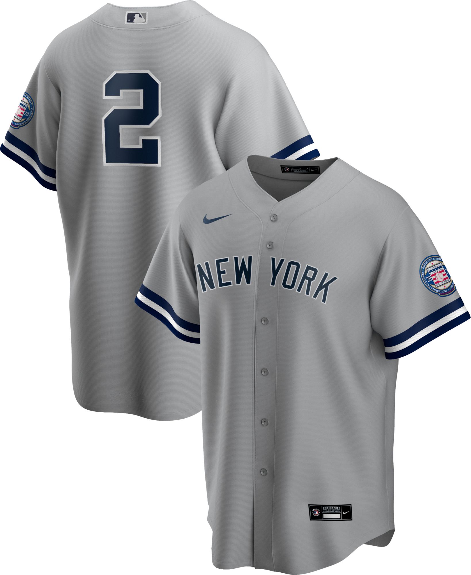 derek jeter gray jersey