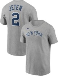 Men's Nike Derek Jeter Navy New York Yankees Gold Name & Number T