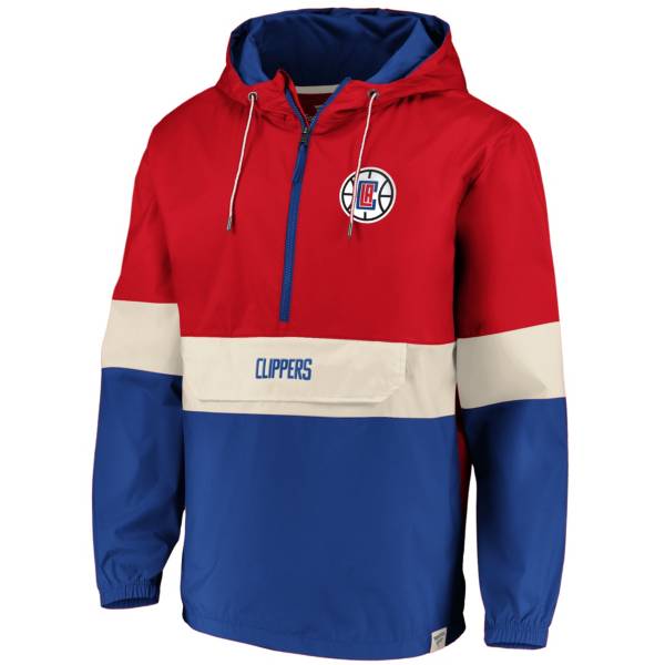 Fanatics Men's Los Angeles Clippers Quarter-Zip Windbreaker