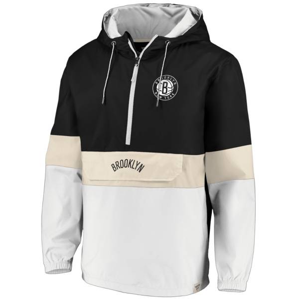 Fanatics Men's Brooklyn Nets Quarter-Zip Windbreaker