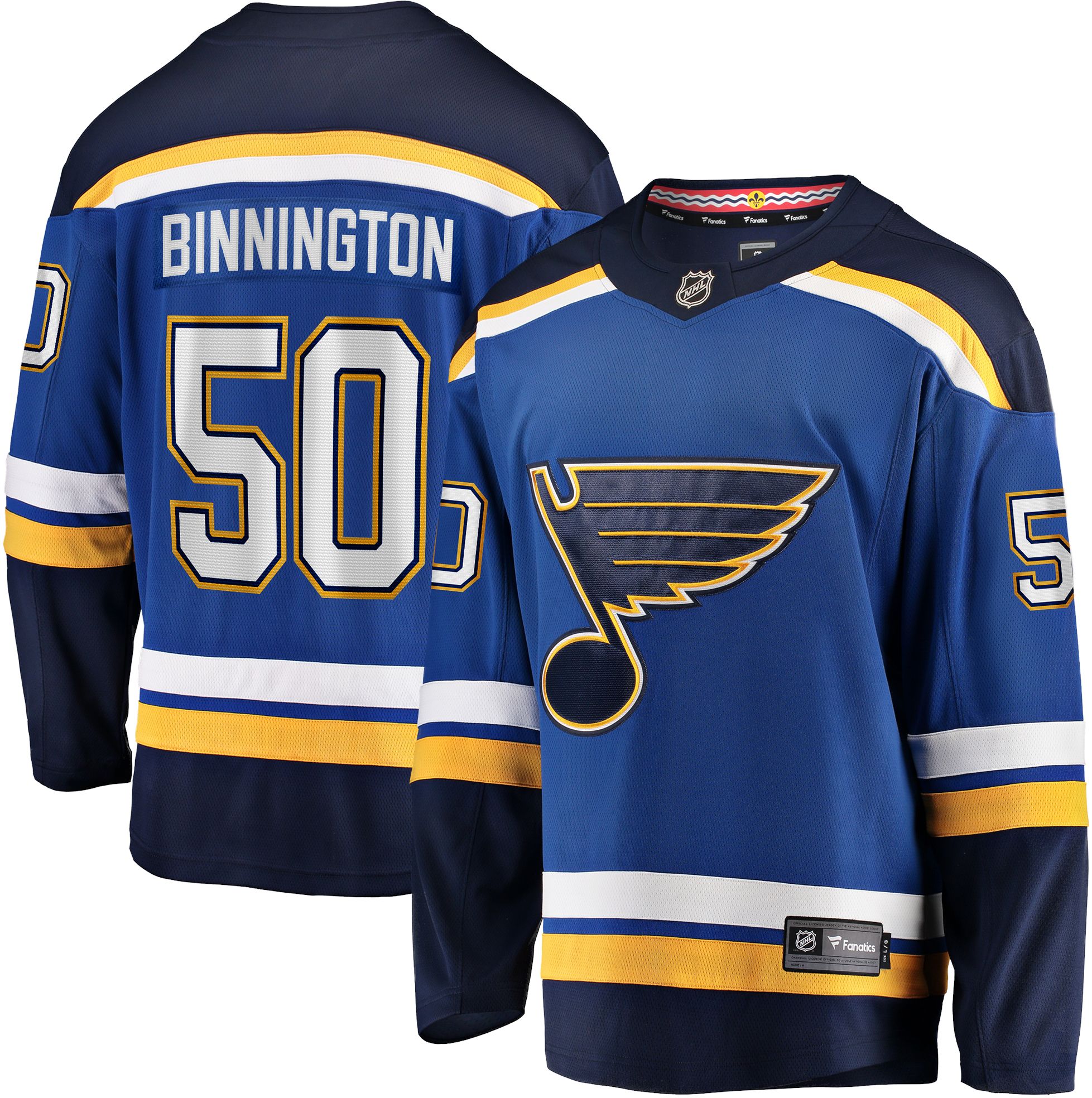 St. Louis Blues Jordan Binnington #50 