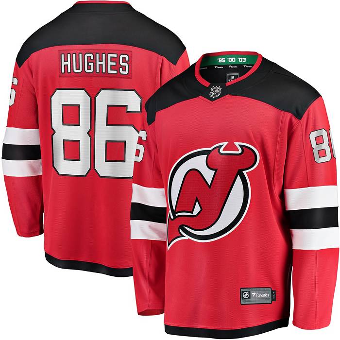 Women's Fanatics Branded Jack Hughes White New Jersey Devils