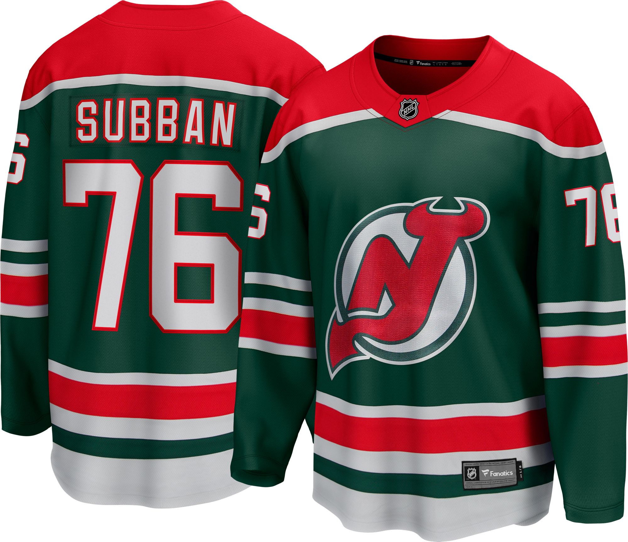 green and red jersey
