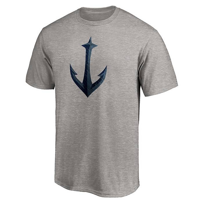 Seattle Kraken Navy Primary Logo Hockey Youth T-Shirt